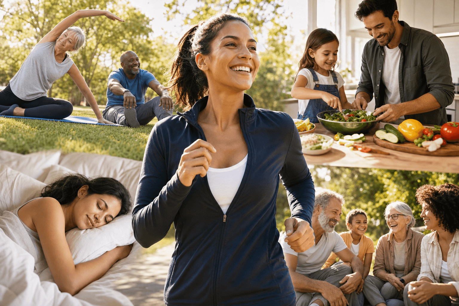 The everyday pillars: movement, food, sleep, connection